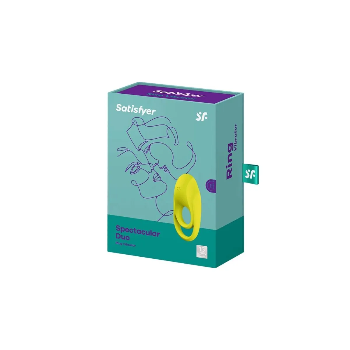 Spectacular Duo Ring Vibrator Gelb von Satisfyer Ring | Fesselliebe.de