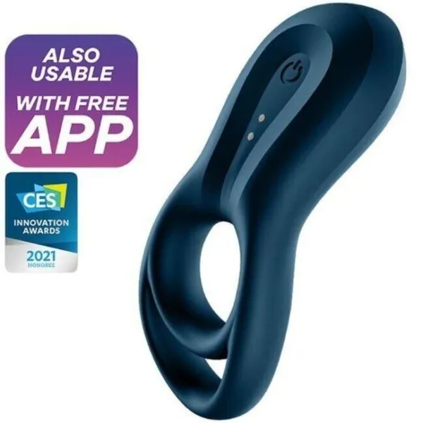 Epic Duo Ringvibratorapp Blau von Satisfyer Connect | Fesselliebe.de