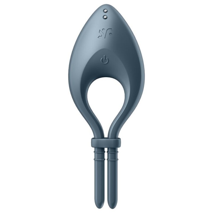 Bullseye Ring Vibrator App Grau von Satisfyer Ring | Fesselliebe.de