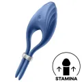 Duelist Ringvibrator Blau von Satisfyer Ring