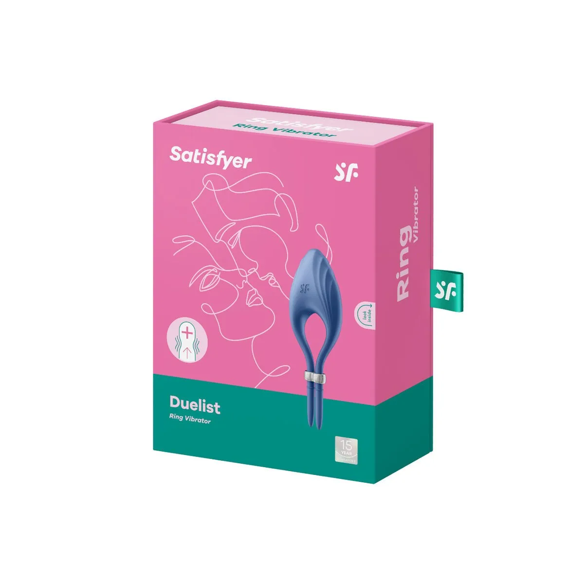 Duelist Ringvibrator Blau von Satisfyer Ring | Fesselliebe.de