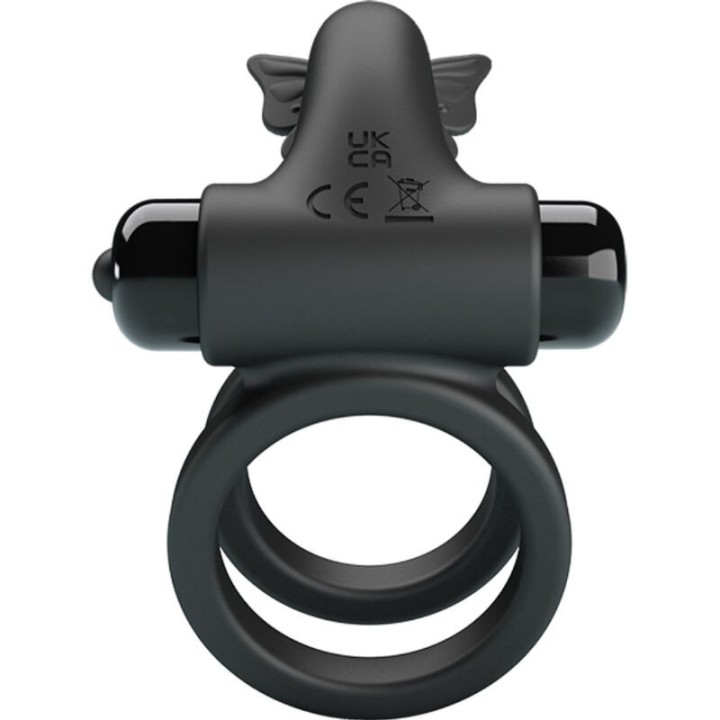 Doppelvibrierring mit Schwarzem Stimulator von Pretty Love Male | Fesselliebe.de