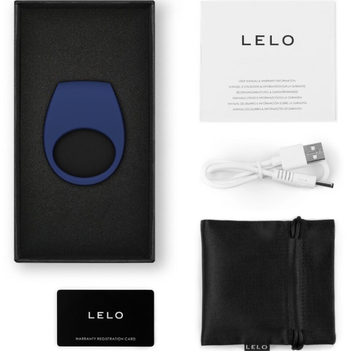Tor 3 Blauer Vibratorring von Lelo | Fesselliebe.de