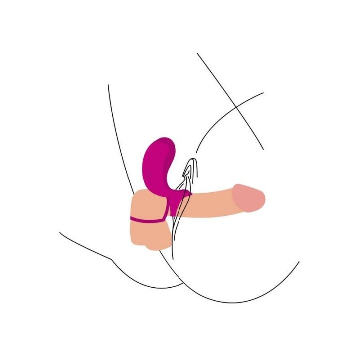 Paar-Stimulatorring Fuchsia von Xocoon | Fesselliebe.de