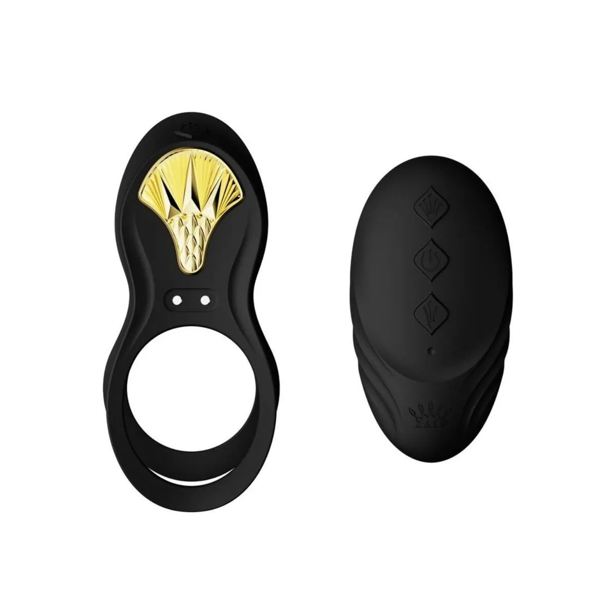 Bayek Vibrierender Paarring Schwarz von Zalo | Fesselliebe.de