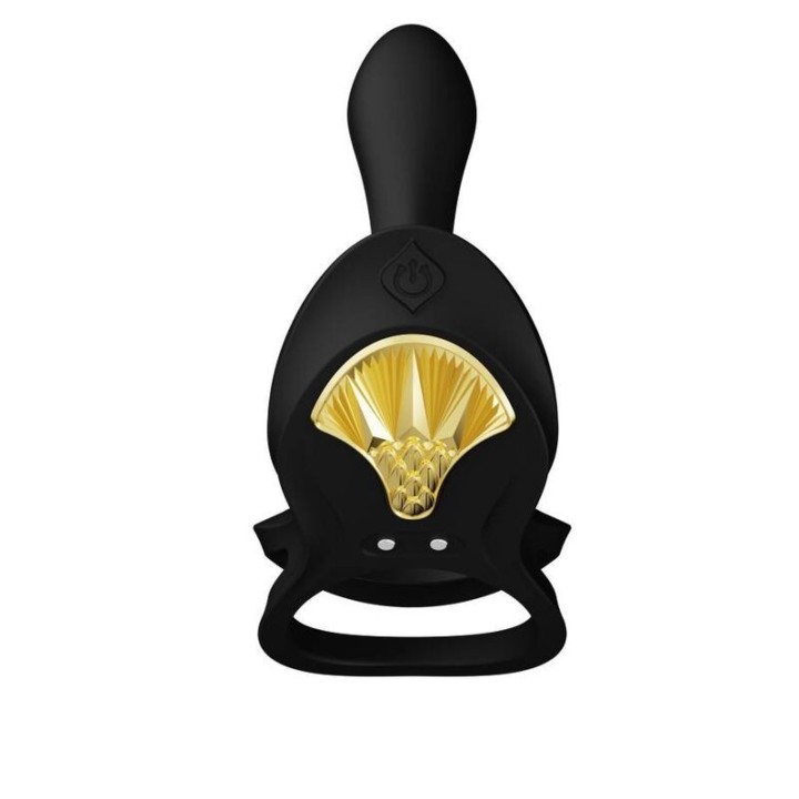 Bayek Vibrierender Paarring Schwarz von Zalo | Fesselliebe.de
