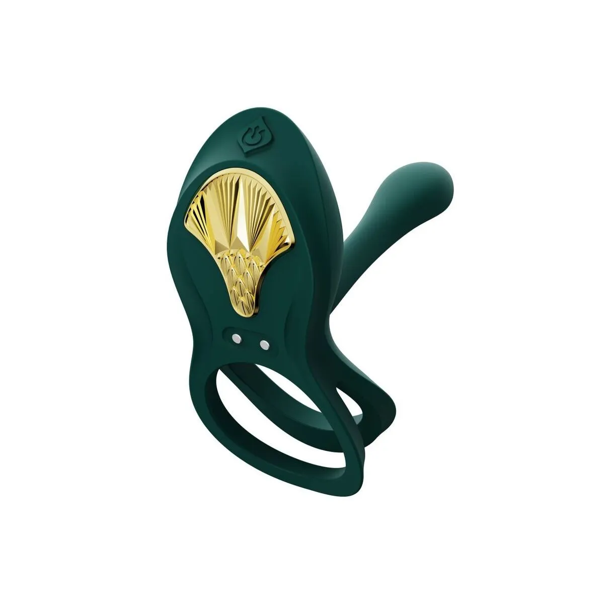 Bayek Vibrierender Paarring Grün von Zalo | Fesselliebe.de