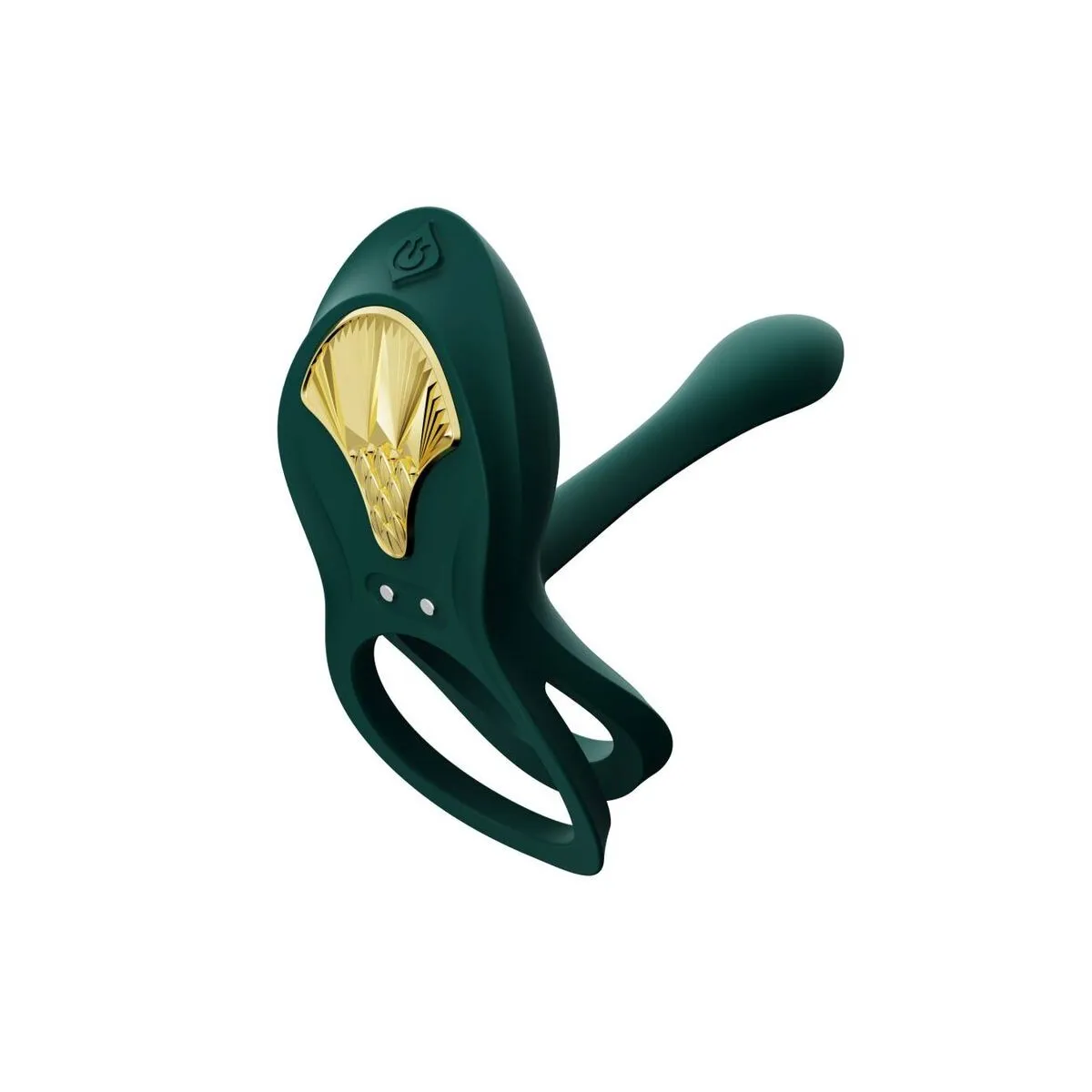 Bayek Vibrierender Paarring Grün von Zalo | Fesselliebe.de