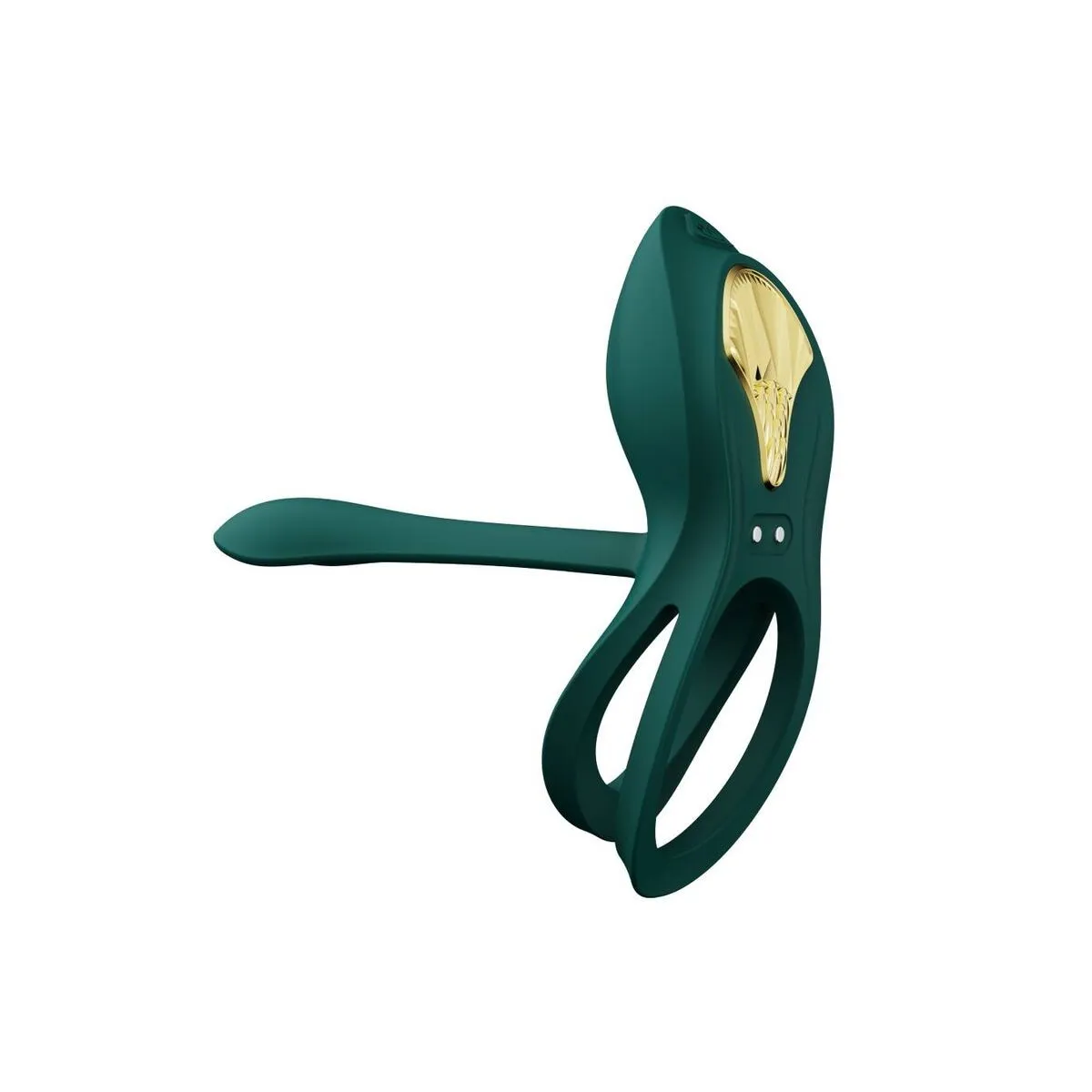 Bayek Vibrierender Paarring Grün von Zalo | Fesselliebe.de