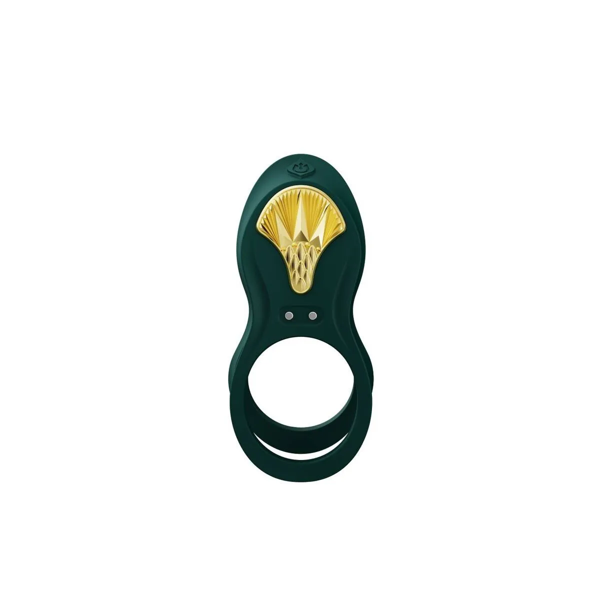 Bayek Vibrierender Paarring Grün von Zalo | Fesselliebe.de