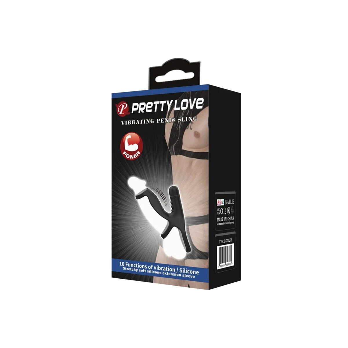 Elastische Verlngerungshülse aus Weichem Silikon von Pretty Love Male | Fesselliebe.de