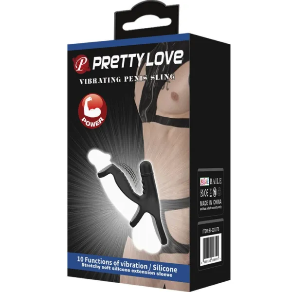 Elastische Verlngerungshülse aus Weichem Silikon von Pretty Love Male | Fesselliebe.de