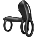Jammy Penis-Hülle 12 Vibrationen mit wiederaufladbarer Silikon-Zunge von Pretty Love Male