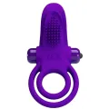 Lila Vibrierender Penisring von Pretty Love Male