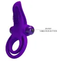 Lila Vibrierender Penisring von Pretty Love Male