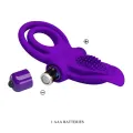 Lila Vibrierender Penisring von Pretty Love Male