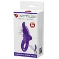 Lila Vibrierender Penisring von Pretty Love Male
