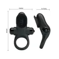 Vibratorring Ii für den Schwarzen Penis von Pretty Love Male