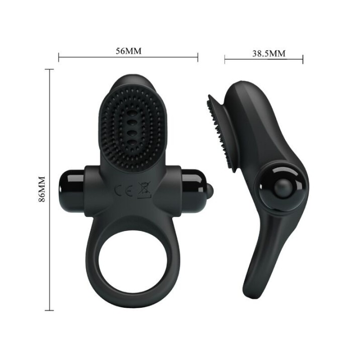 Vibratorring Ii für den Schwarzen Penis von Pretty Love Male | Fesselliebe.de