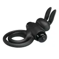 Vibrator Iii Rabbitring für Schwarzen Penis von Pretty Love Male