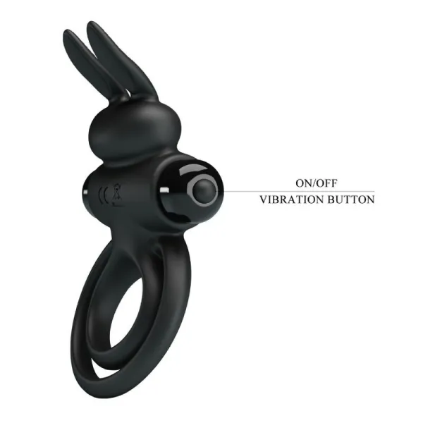 Vibrator Iii Rabbitring für Schwarzen Penis von Pretty Love Male | Fesselliebe.de