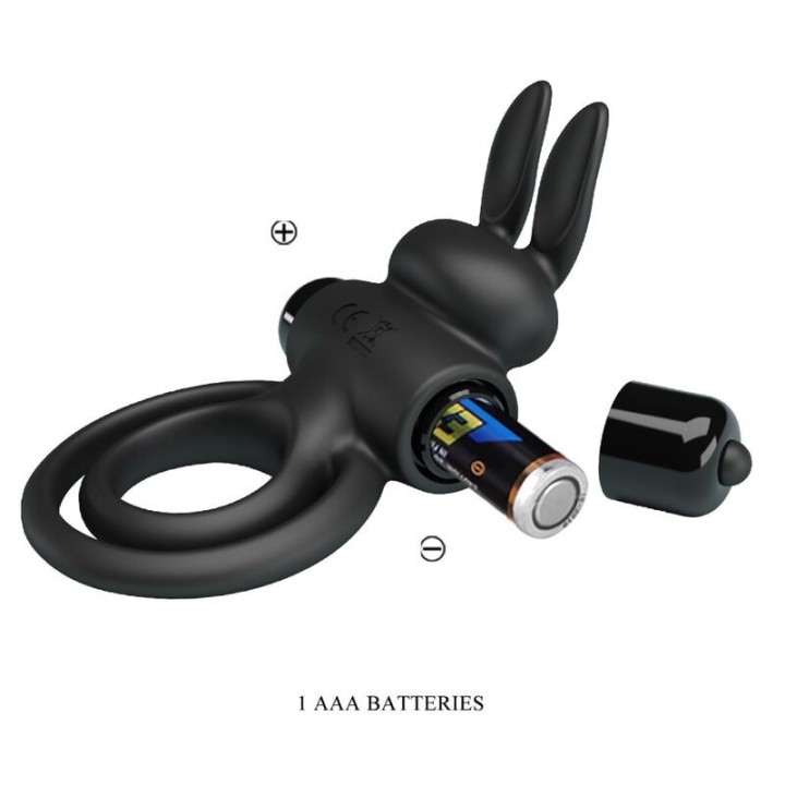 Vibrator Iii Rabbitring für Schwarzen Penis von Pretty Love Male | Fesselliebe.de