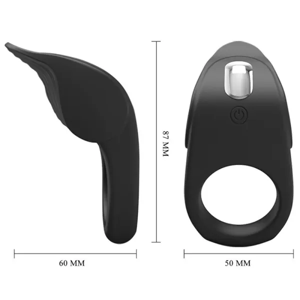 Susanna Vibrierender Penisring Schwarz von Pretty Love Male | Fesselliebe.de