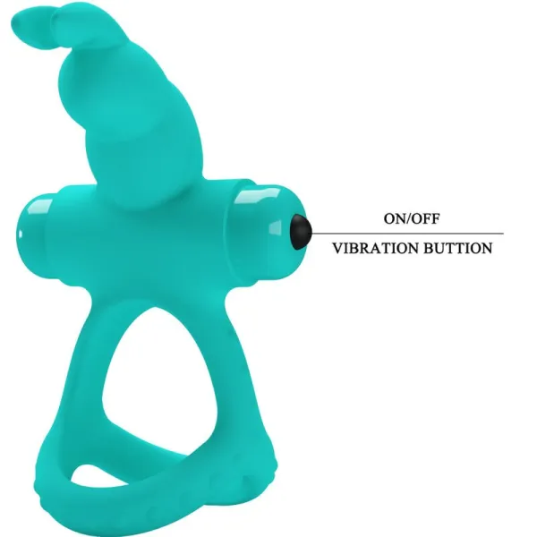 Figgy Green Rabbit Vibratorring von Pretty Love Male | Fesselliebe.de