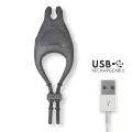Pampa wiederaufladbarer Einstellbarer Vibratorring mit Klitorisstimulator 10 Geschwindigkeiten - Kostenlose App von Oninder