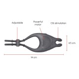 Pampa wiederaufladbarer Einstellbarer Vibratorring mit Klitorisstimulator 10 Geschwindigkeiten - Kostenlose App von Oninder | Fesselliebe.de
