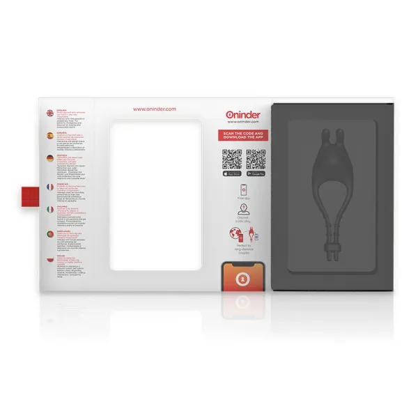 Pampa wiederaufladbarer Einstellbarer Vibratorring mit Klitorisstimulator 10 Geschwindigkeiten - Kostenlose App von Oninder | Fesselliebe.de