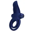 Bronson Doppelring mit Vibration Blau von Pretty Love Male