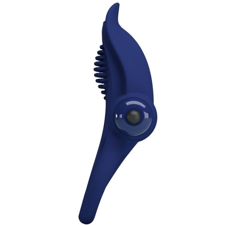 Bronson Doppelring mit Vibration Blau von Pretty Love Male | Fesselliebe.de