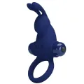 Jiro Rabbitring mit Vibration Blau von Pretty Love Male