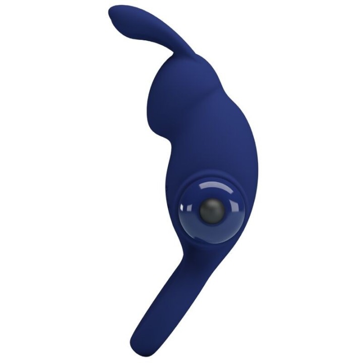 Jiro Rabbitring mit Vibration Blau von Pretty Love Male | Fesselliebe.de
