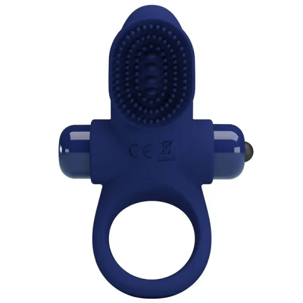 Palle Ring mit Vibration Blau von Pretty Love Male | Fesselliebe.de