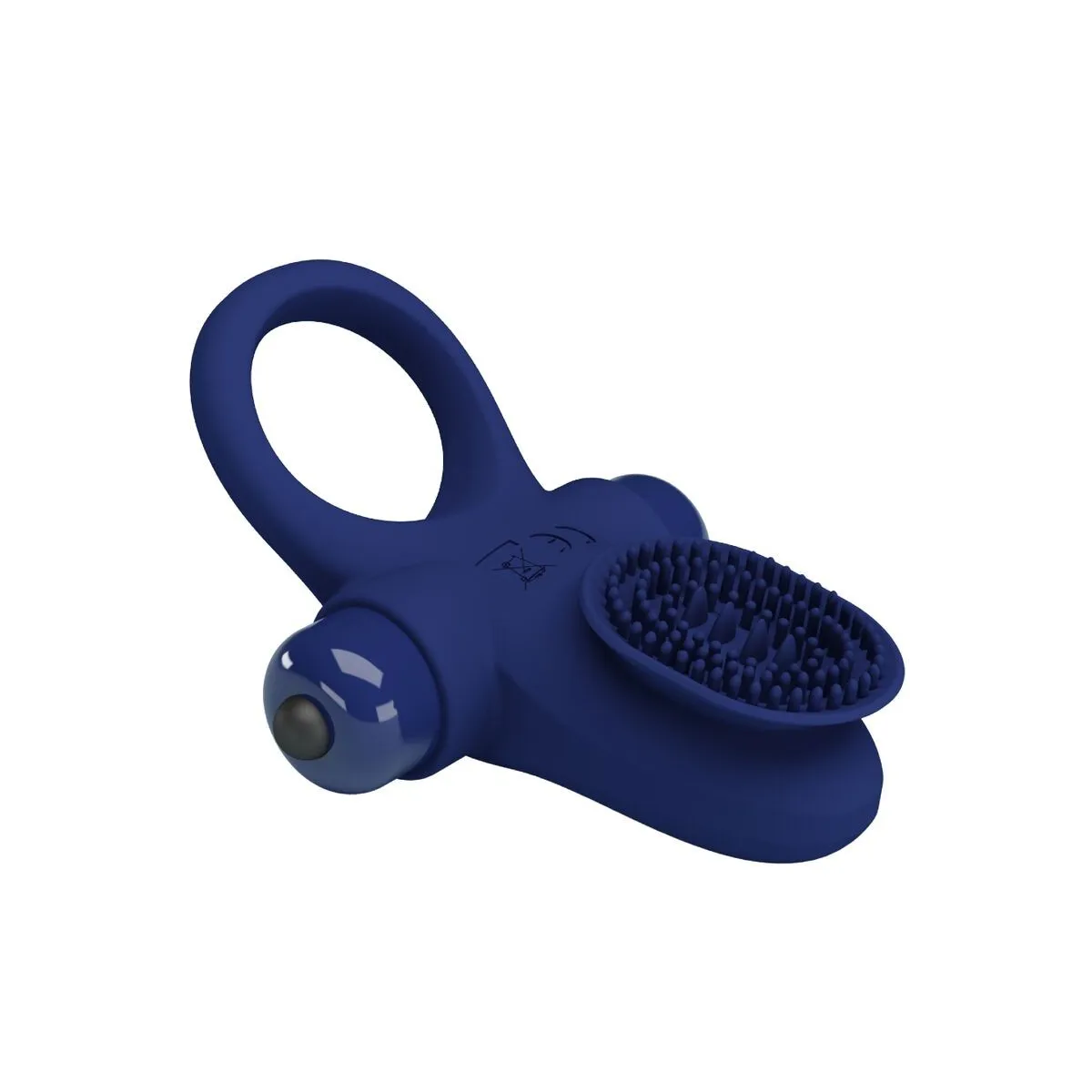 Palle Ring mit Vibration Blau von Pretty Love Male | Fesselliebe.de