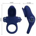 Palle Ring mit Vibration Blau von Pretty Love Male