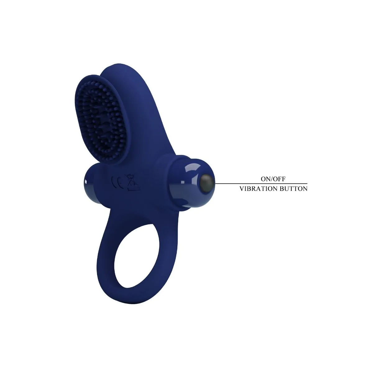 Palle Ring mit Vibration Blau von Pretty Love Male | Fesselliebe.de