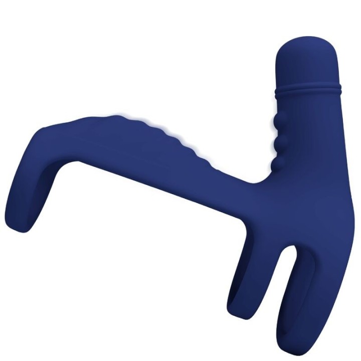 Elish Vibrationsring mit Verlngerung Blau von Pretty Love Male | Fesselliebe.de