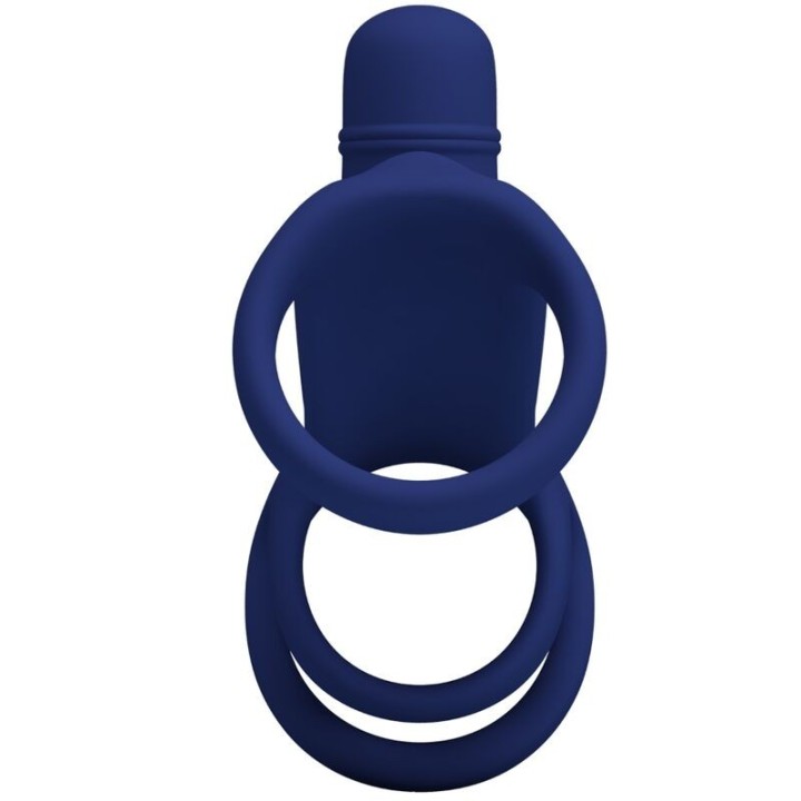Elish Vibrationsring mit Verlngerung Blau von Pretty Love Male | Fesselliebe.de