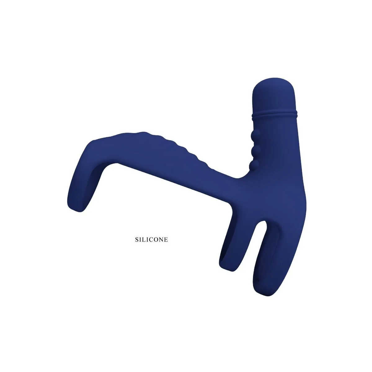 Elish Vibrationsring mit Verlngerung Blau von Pretty Love Male | Fesselliebe.de