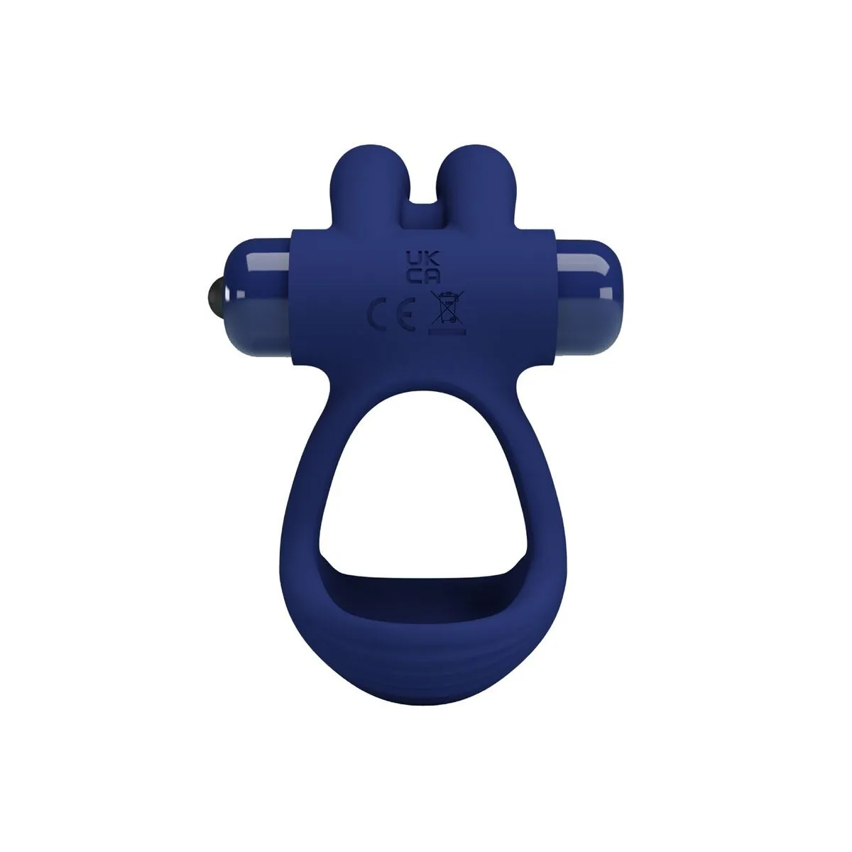 Francisco Doppelter Vibrationsring Rabbit Blau von Pretty Love Male | Fesselliebe.de