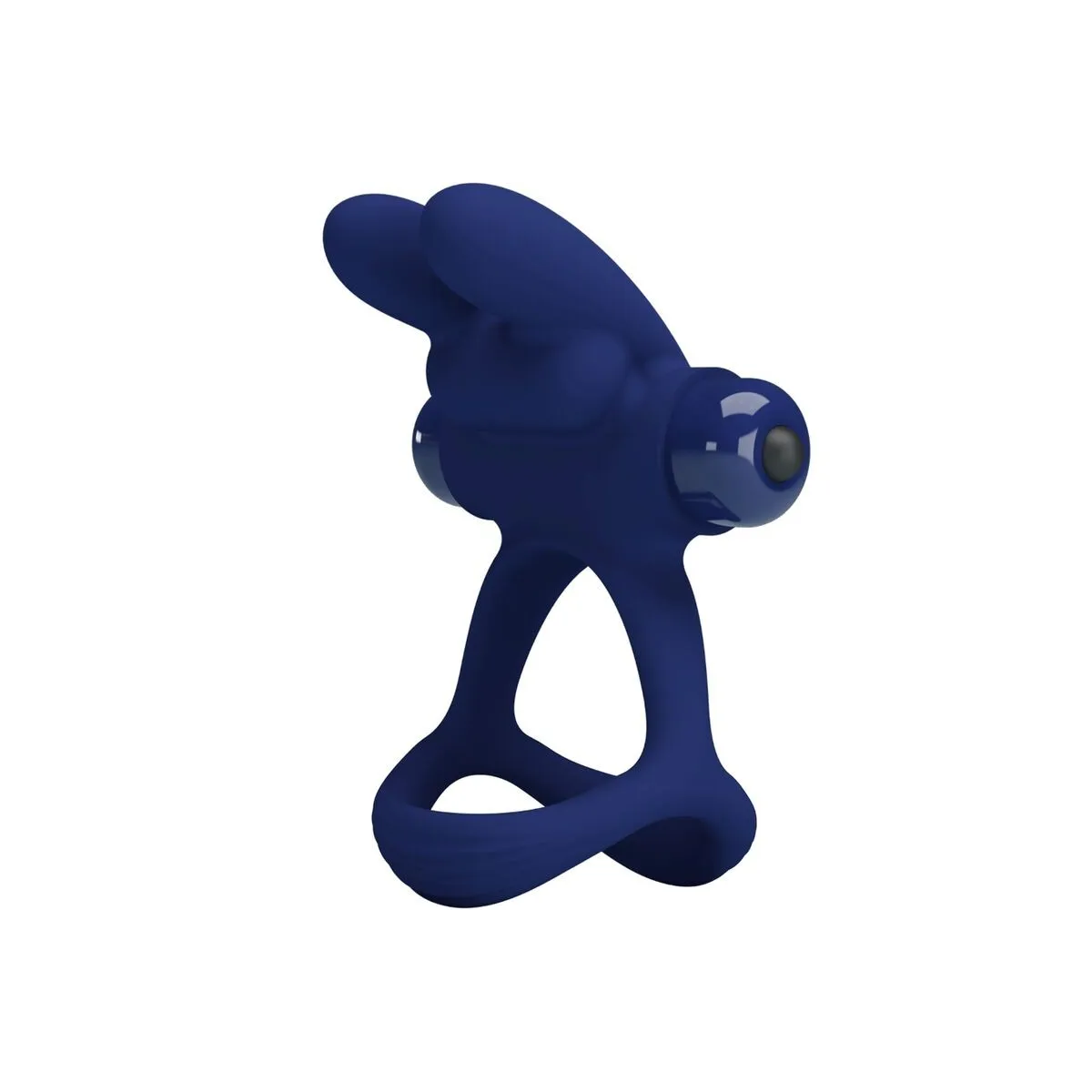 Francisco Doppelter Vibrationsring Rabbit Blau von Pretty Love Male | Fesselliebe.de