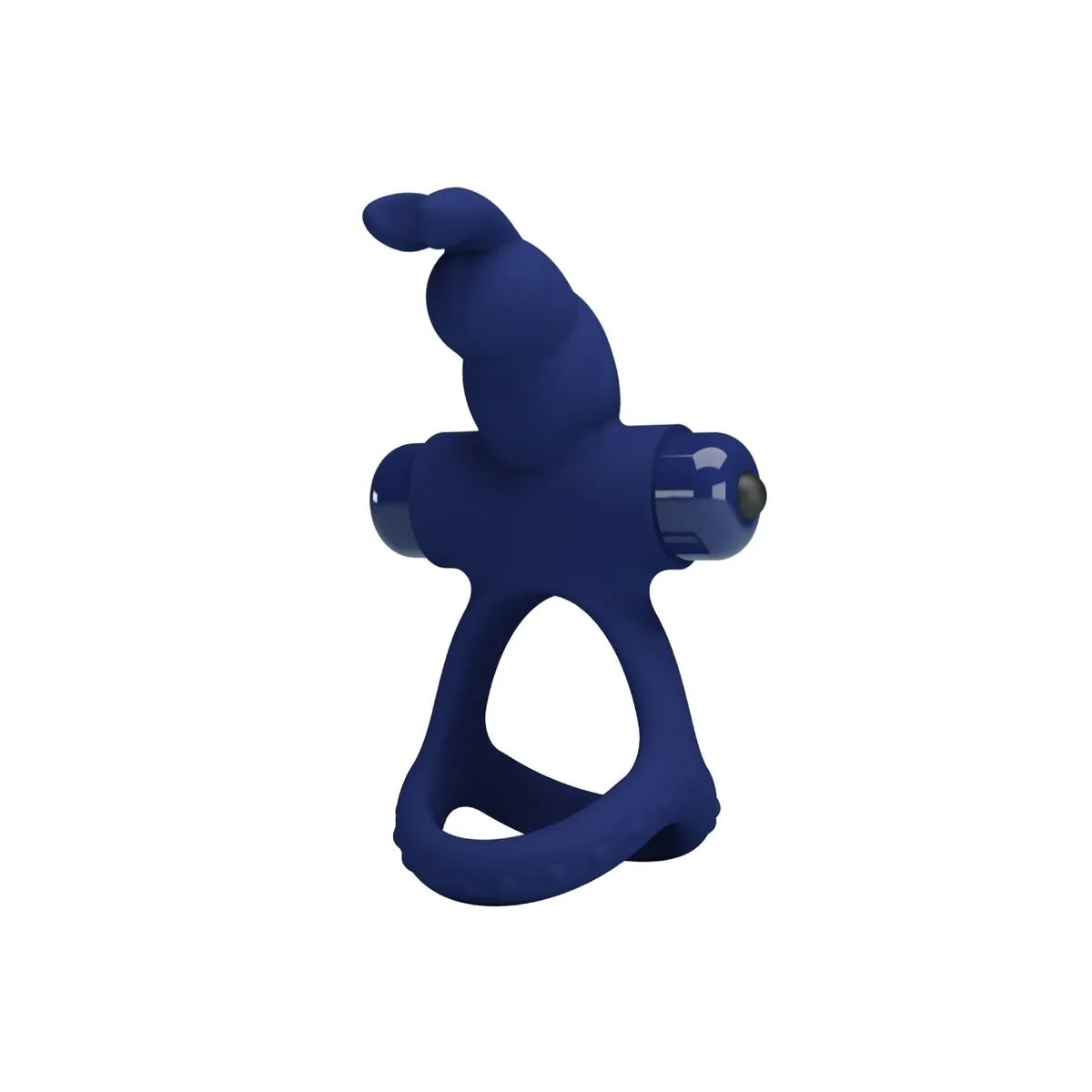 Luchito Doppelvibrierender Ring Rabbit Blau von Pretty Love Male | Fesselliebe.de