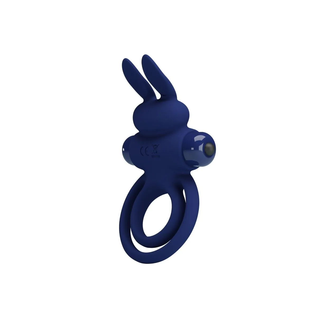 Darey Doppelter Vibrationsring Rabbit Blau von Pretty Love Male | Fesselliebe.de