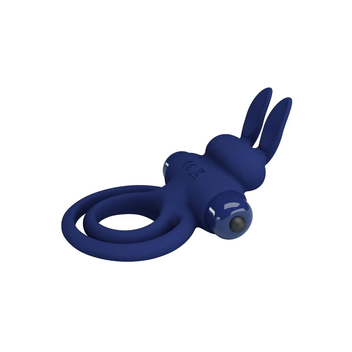 Darey Doppelter Vibrationsring Rabbit Blau von Pretty Love Male | Fesselliebe.de