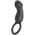 Trae Vibrationsring mit Schwarzem Stimulator von Pretty Love Male