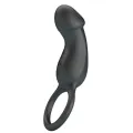Trae Vibrationsring mit Schwarzem Stimulator von Pretty Love Male