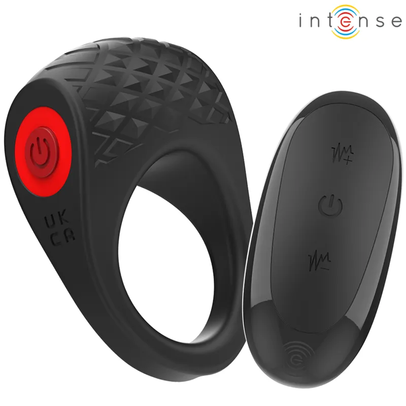 Clover Vibrator Penisring 10 Vibrationen Schwarz von Intense Couples Toys | Fesselliebe.de